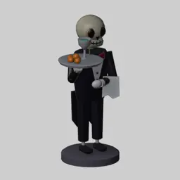 Statue SkeletonButler