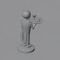 Statue SkeletonButler [store]
