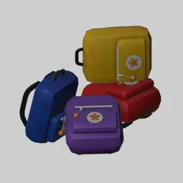 Backpack Pile