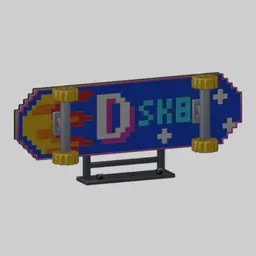 Pixel Board Sign