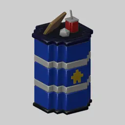 Trash Can Pixel