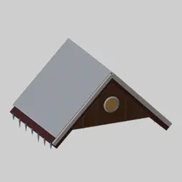 Roof Gable Snowy