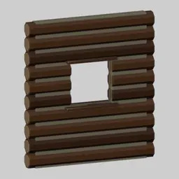 Wall Log Window